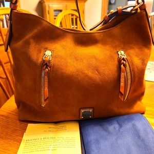 NWT Dooney & Bourke Suede Handbag